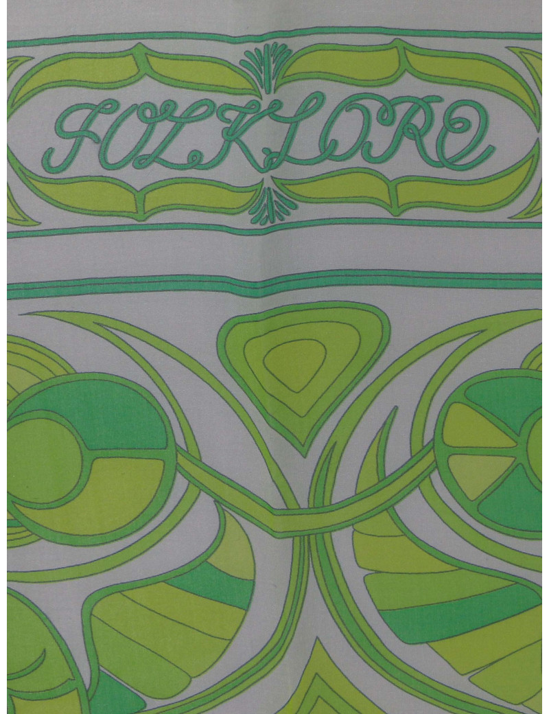 Carré HERMES Folklore vert