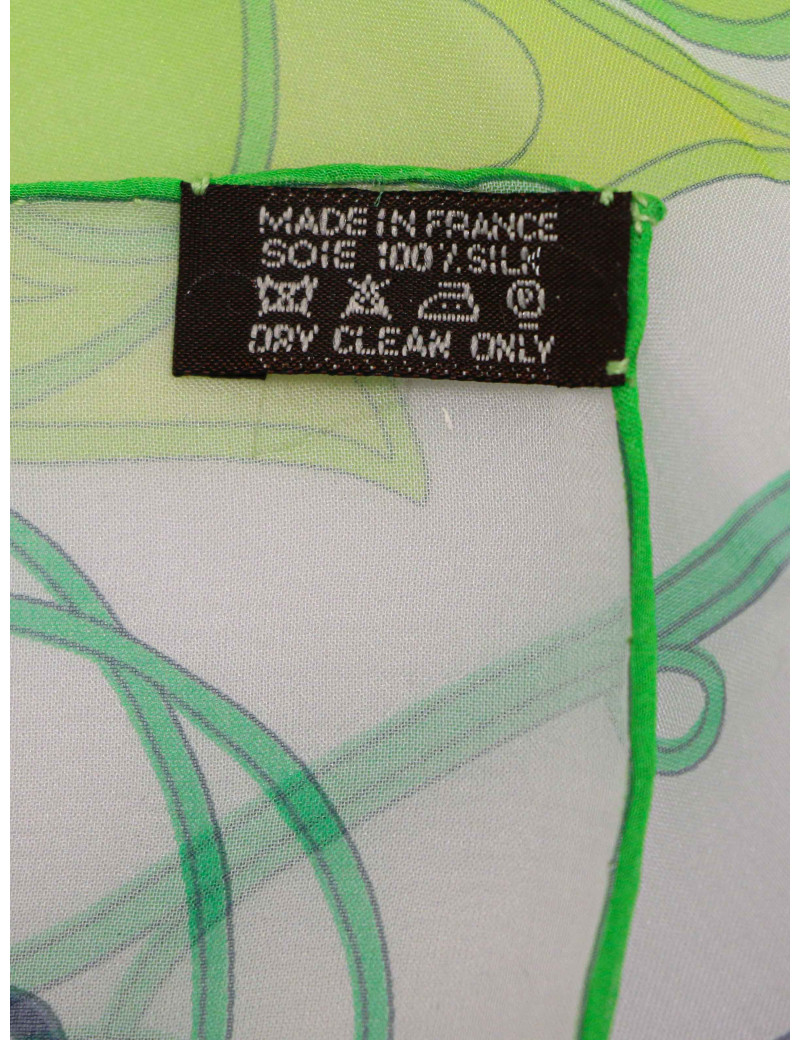 Carré HERMES Folklore vert