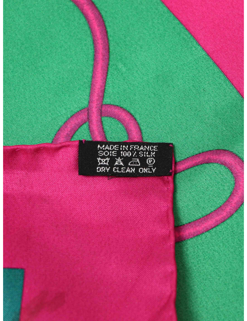 Carré géant HERMES Coup de foudre twill plume