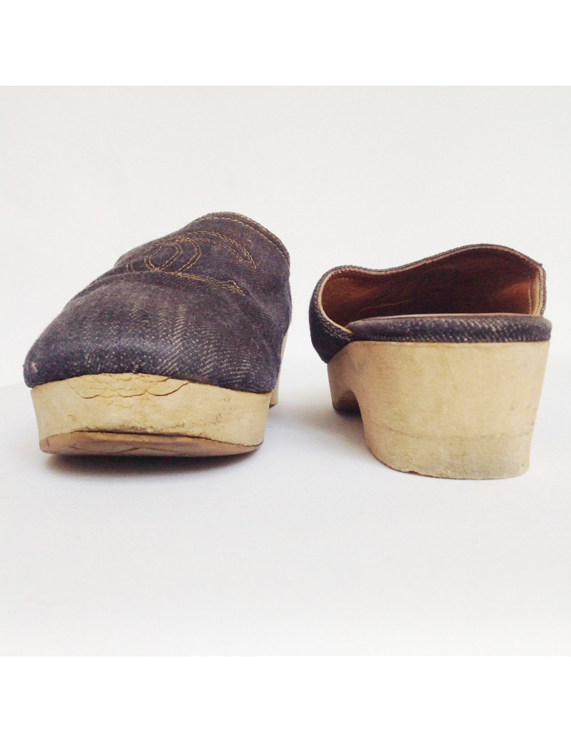 sabots CHANEL T 38 EN JEAN4S 