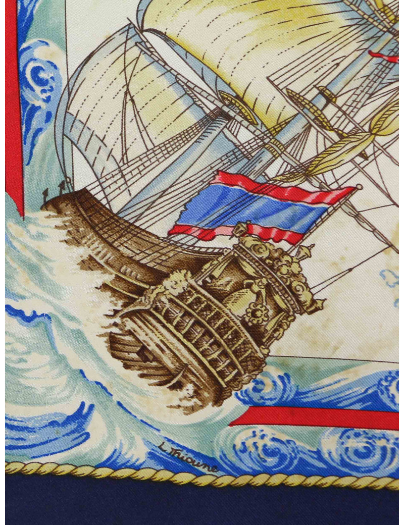 Carré HERMES Vive le vent bleu