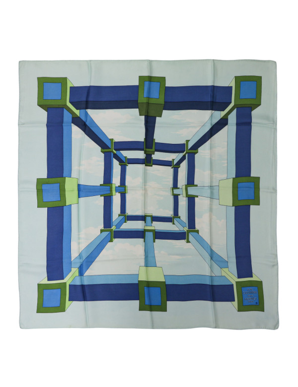 Carré Hermès "Perspectives" 1968 : occasion certifiée authentique