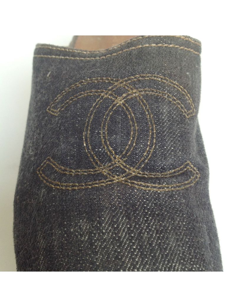 sabots CHANEL T 38 EN JEAN4S 