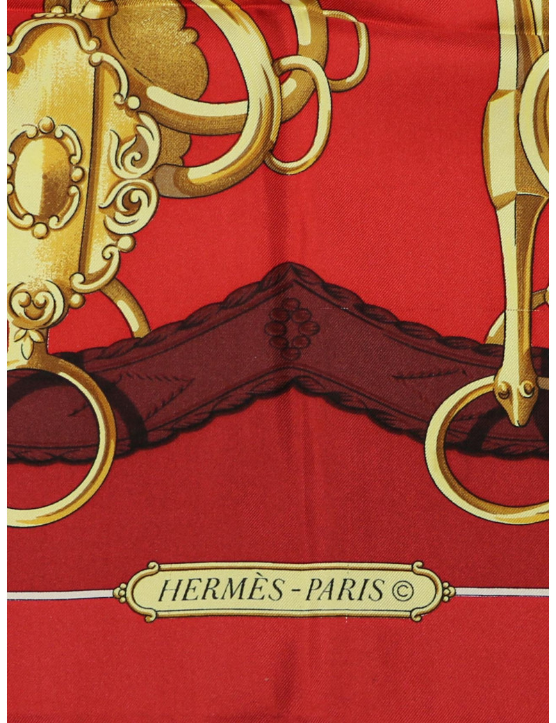 Carré HERMES Profilé rouge H