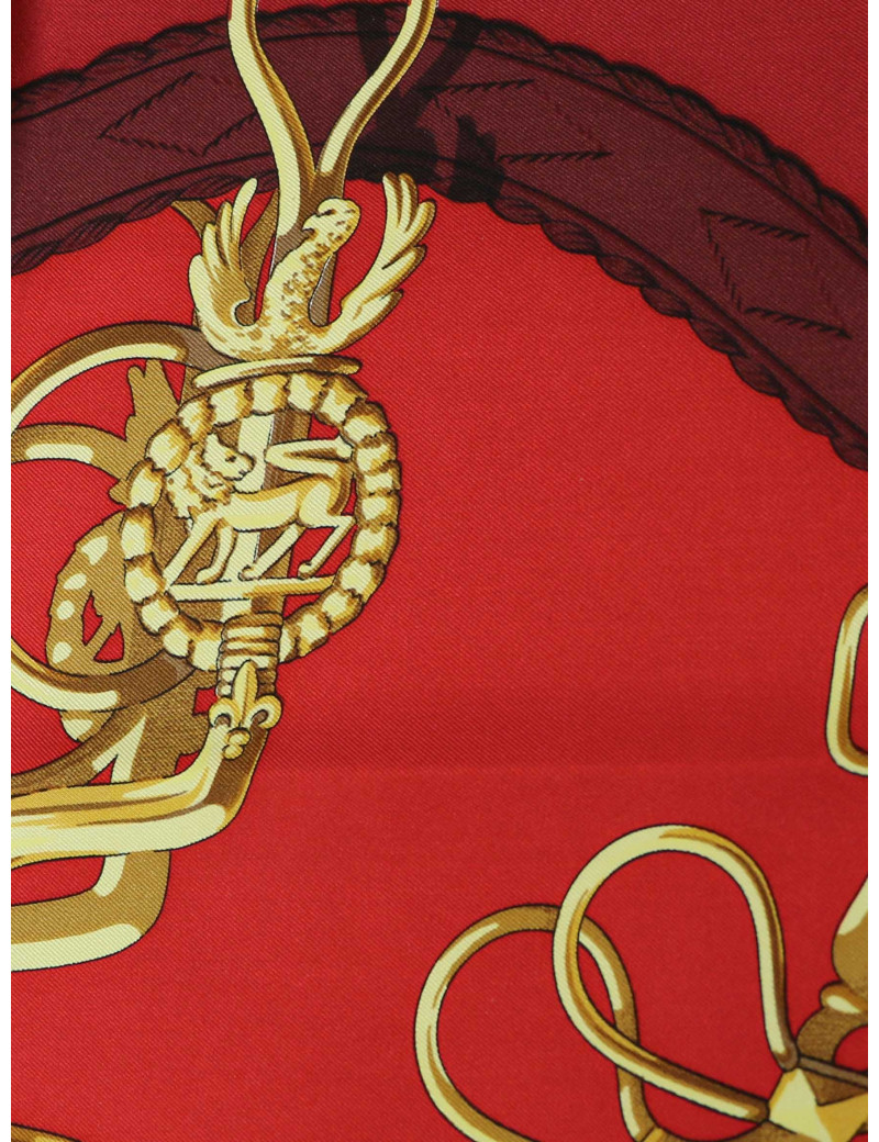 Carré HERMES Profilé rouge H