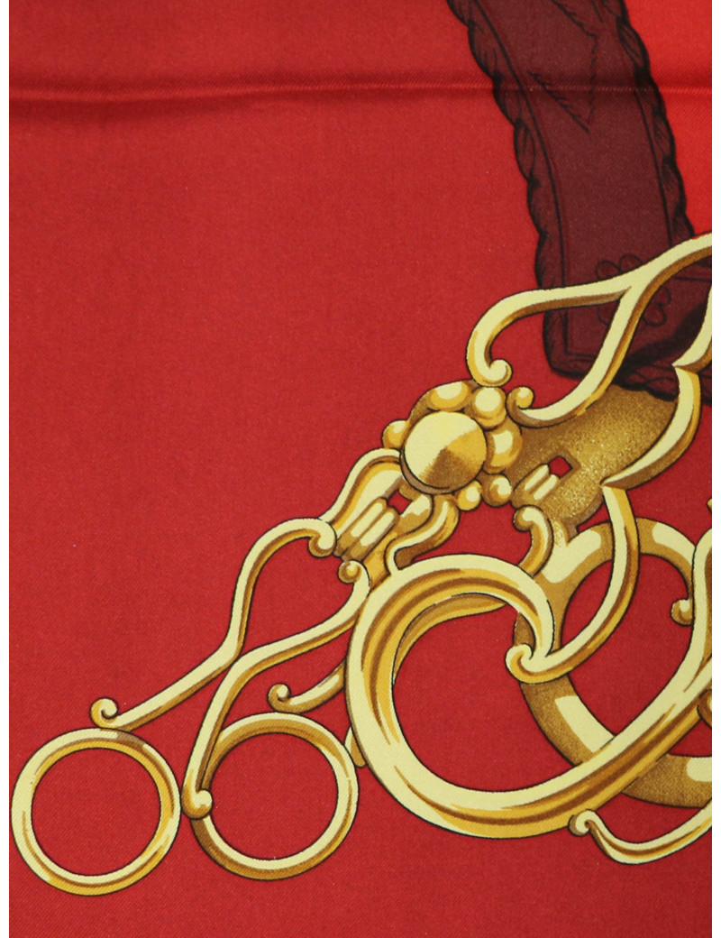 Carré HERMES Profilé rouge H