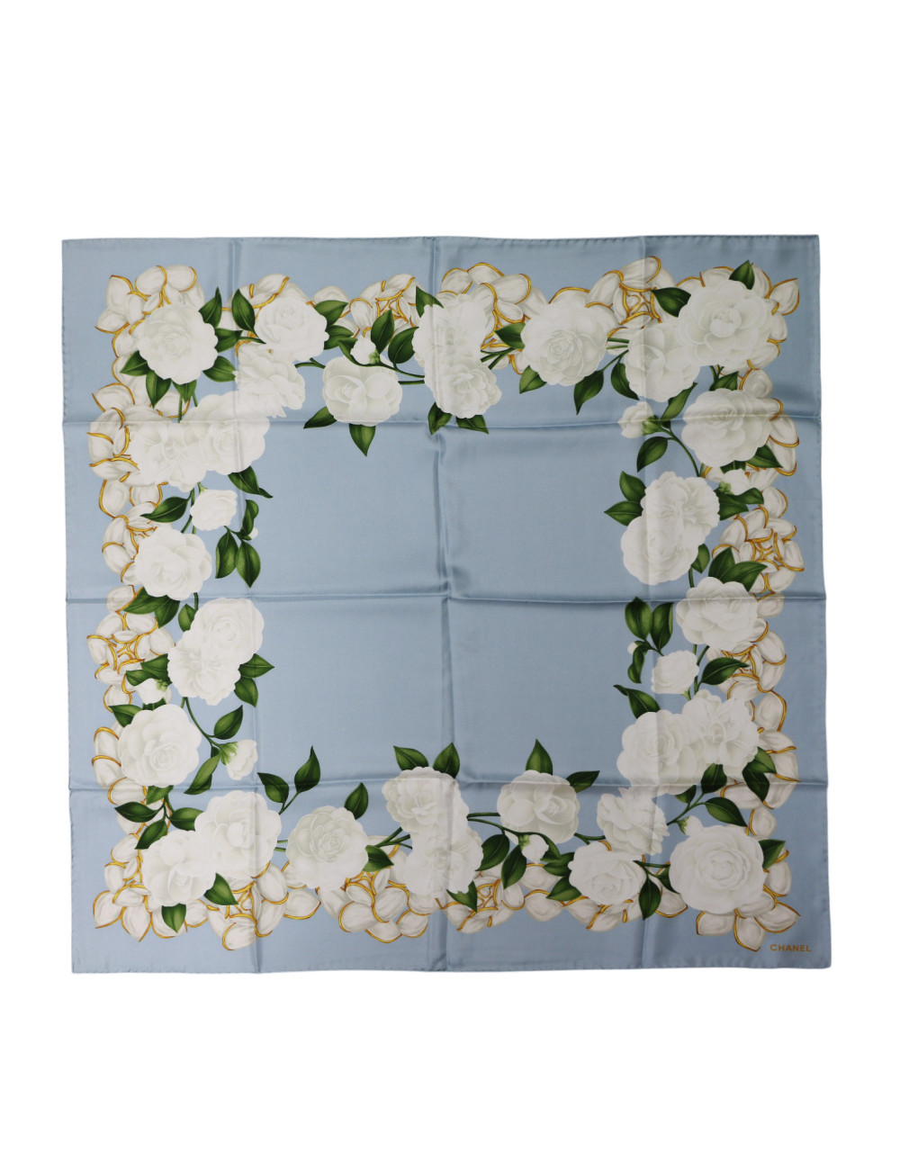 Carré Chanel Camélias blancs : occasion certifié authentique