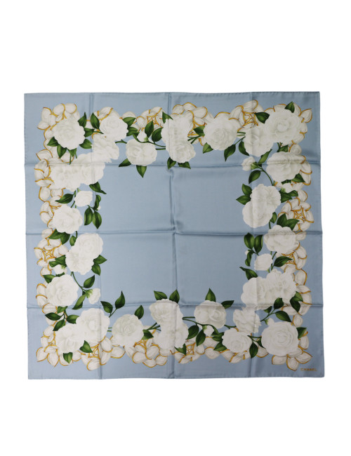 Carré Chanel Camélias blancs : occasion certifié authentique