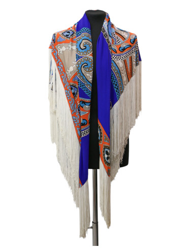 Châle LEONARD à franges