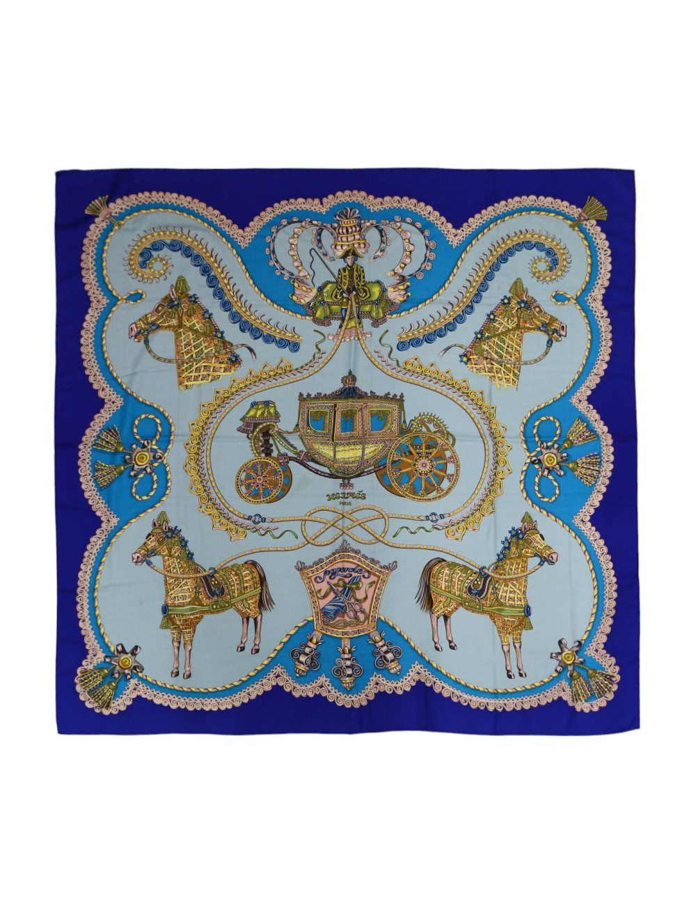 Châle HERMES Papeyroles