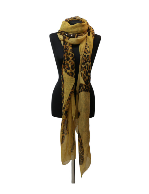 Grand châle YSL YVES SAINT LAURENT voile