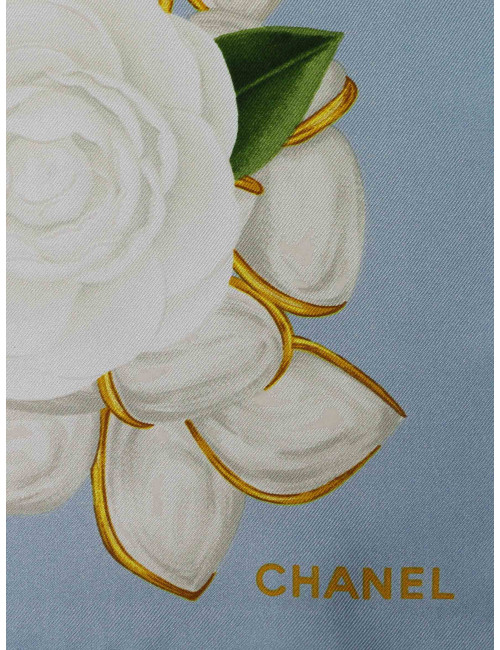 Carré Chanel Camélias blancs : occasion certifié authentique