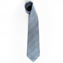 Cravate bleue HERMES