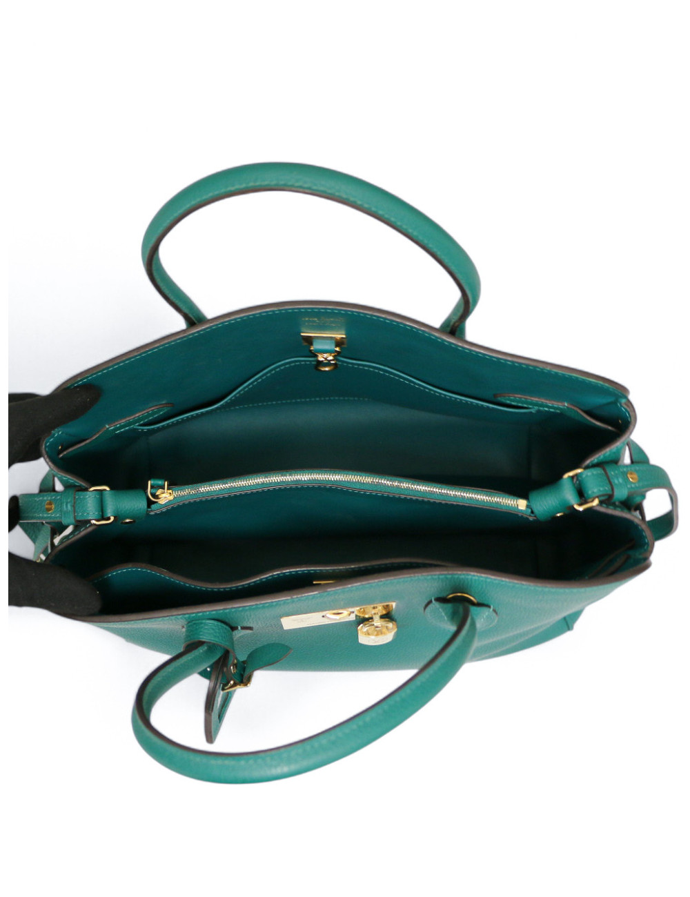 Sac Milla Louis Vuitton cuir grainé vert : certifié authentique