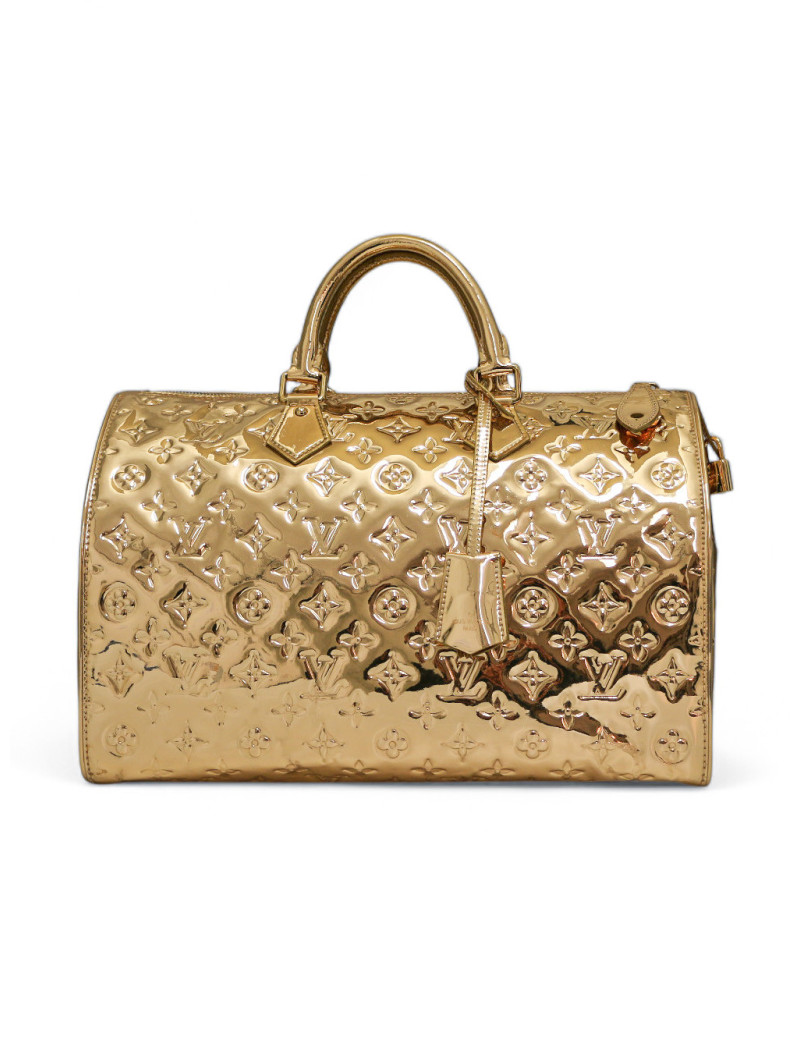 Speedy Miroir LOUIS VUITTON 35  doré