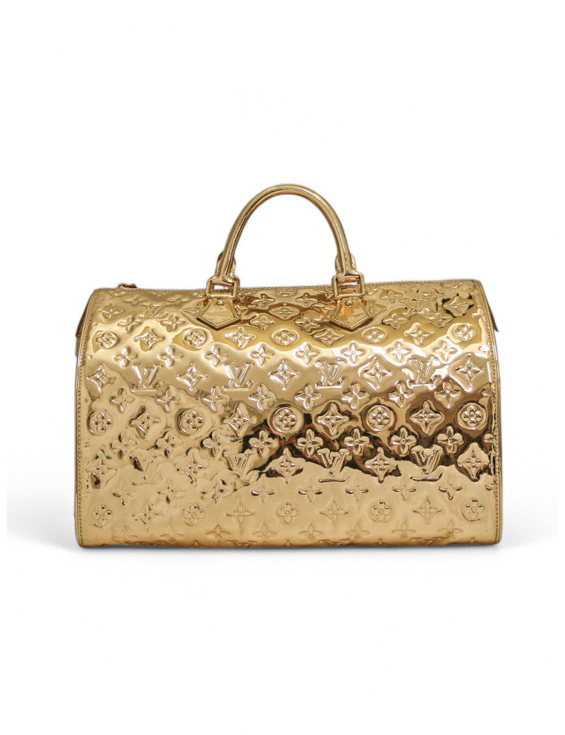 Speedy Miroir Louis Vuitton 35 Monogram Miroir dorée par Marc Jacobs