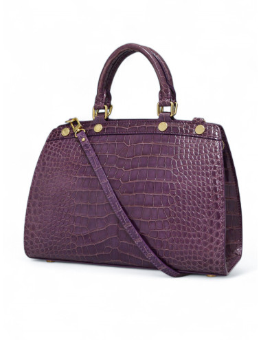 Sac Brea LOUIS VUITTON alligator violet