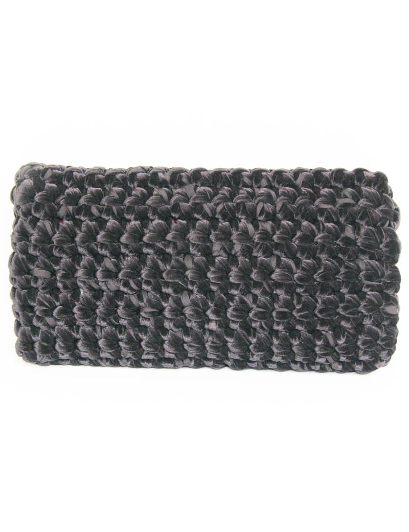 Sac du soir ANONYME velours tressé