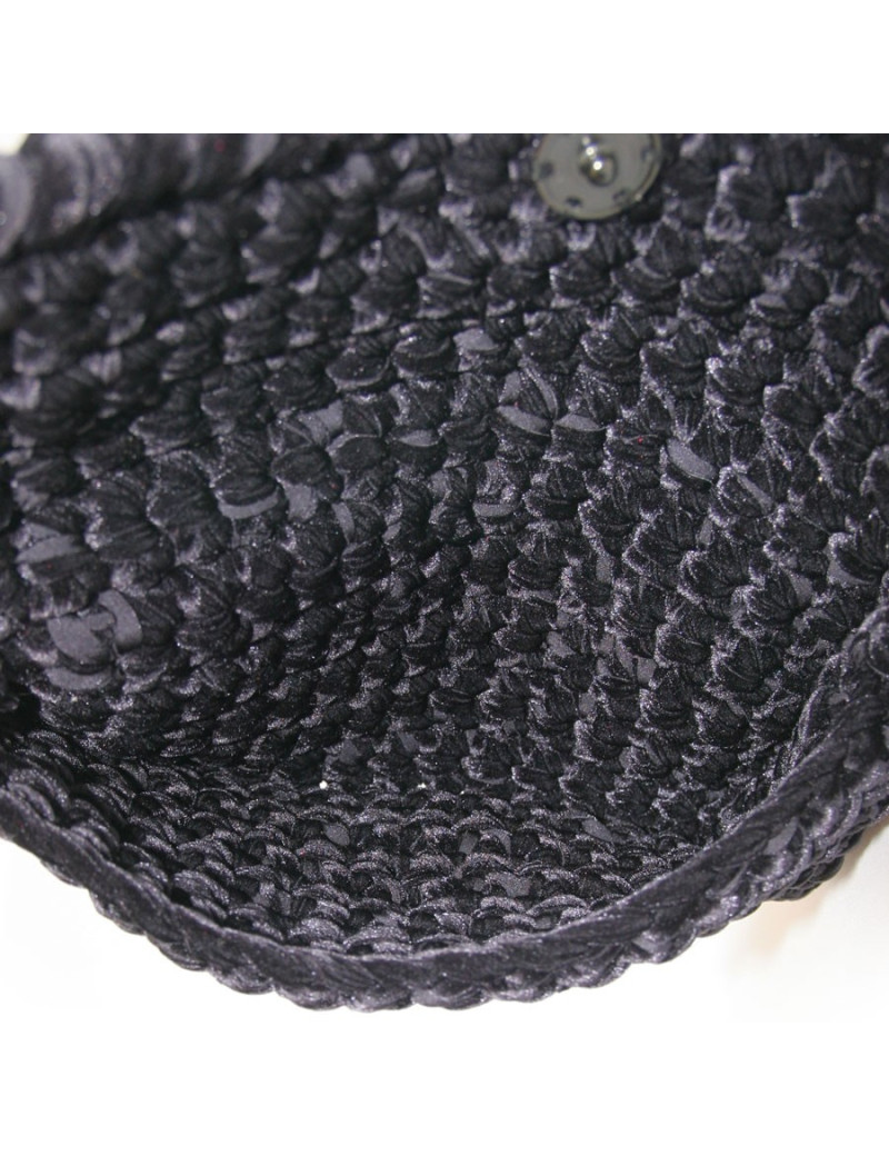 Sac du soir ANONYME velours tressé
