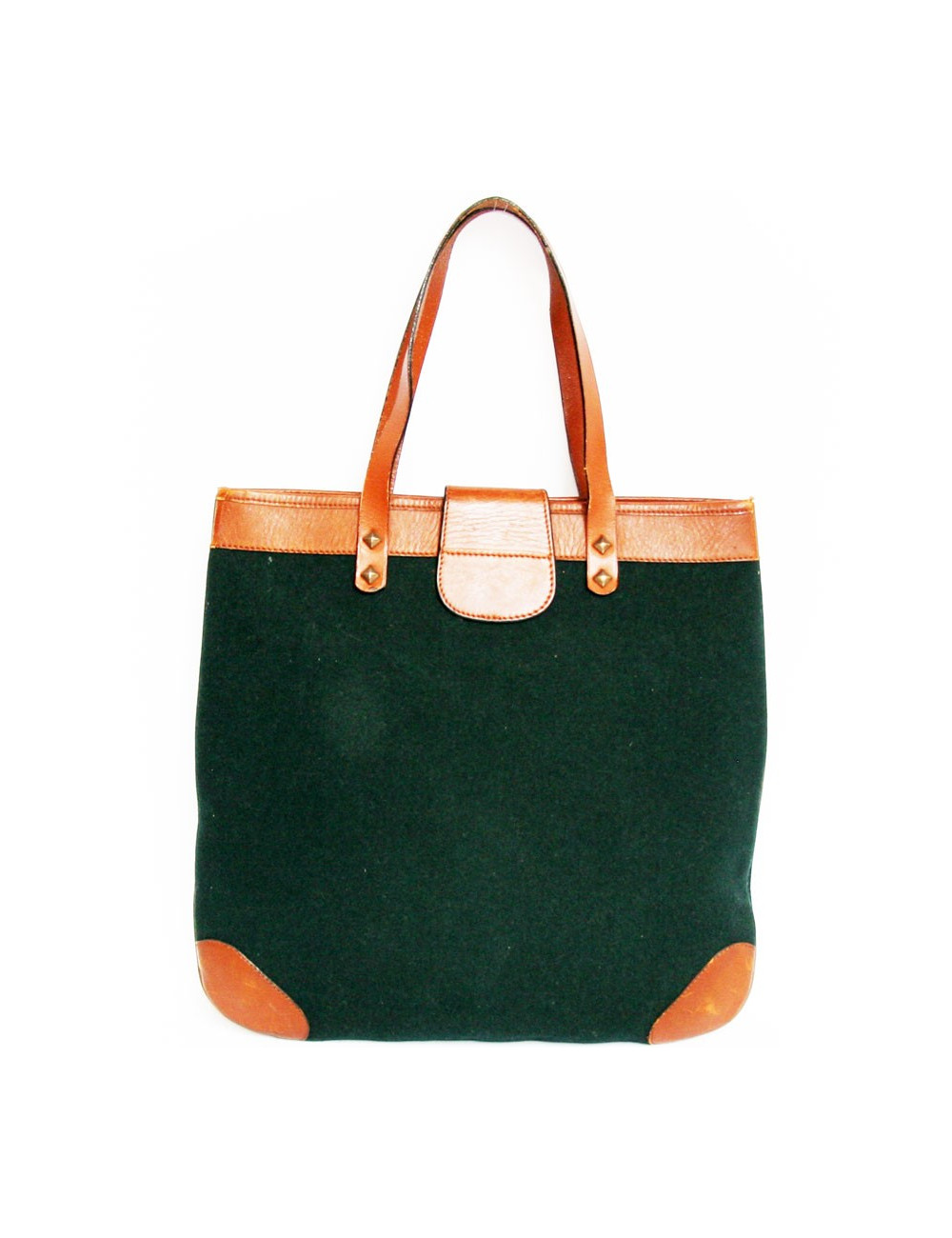 Sac CELINE en feutrine et cuir