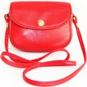 CELINE red leather pouch bag