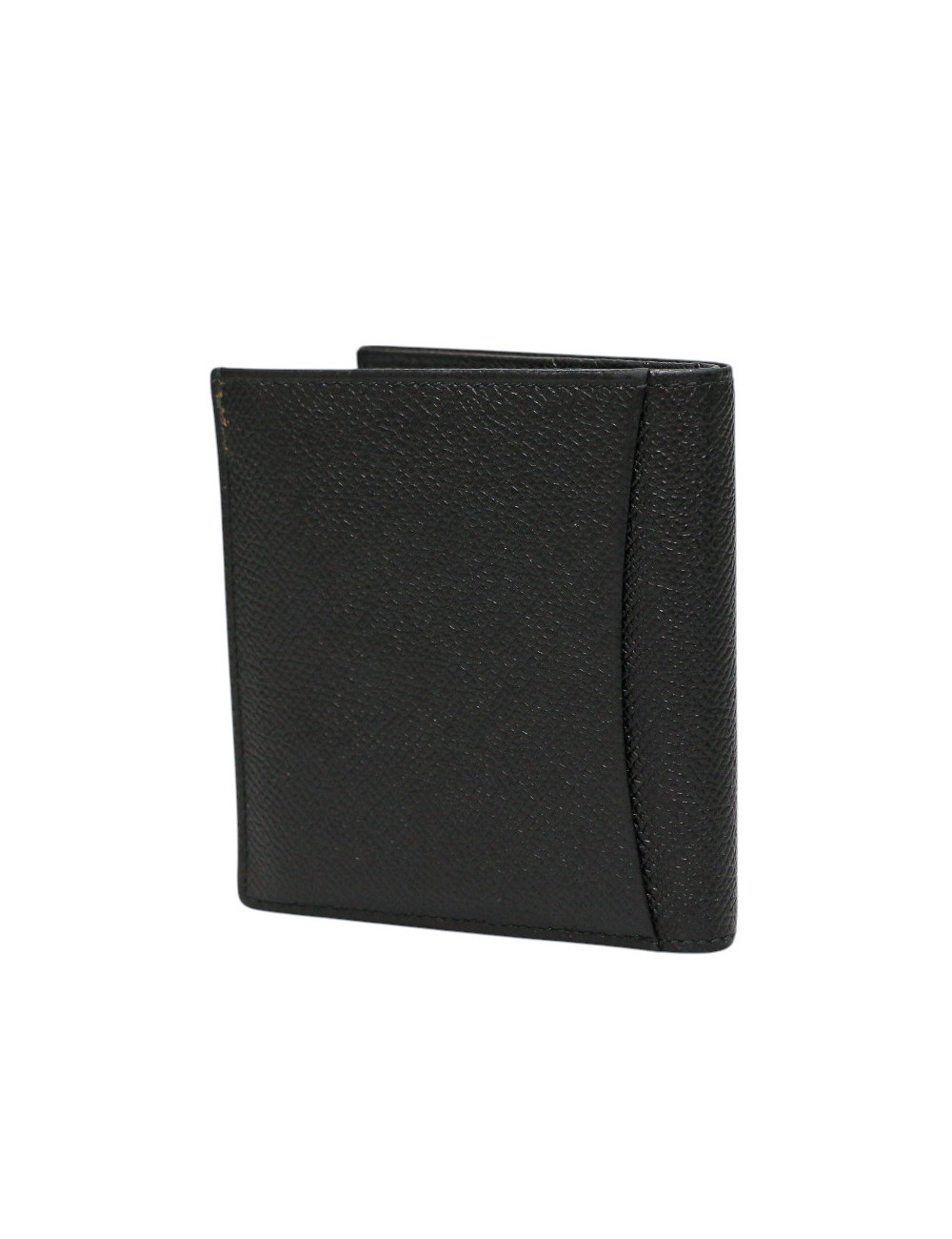 Porte cartes BULGARI cuir grainé noir
