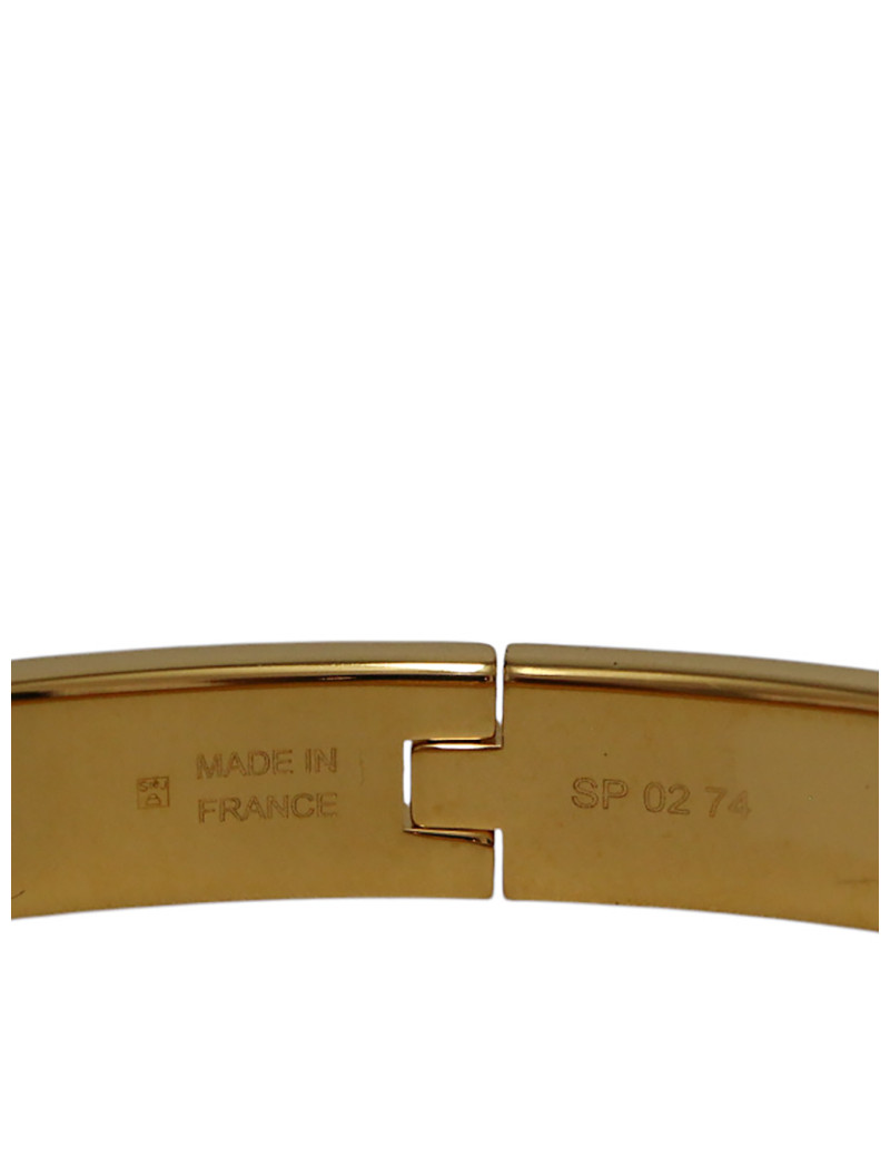 Mini Click Kelly HERMES émail blanc