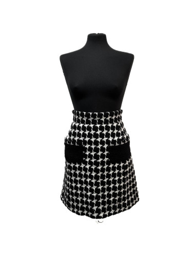 Jupe CHANEL pied de poule T 38