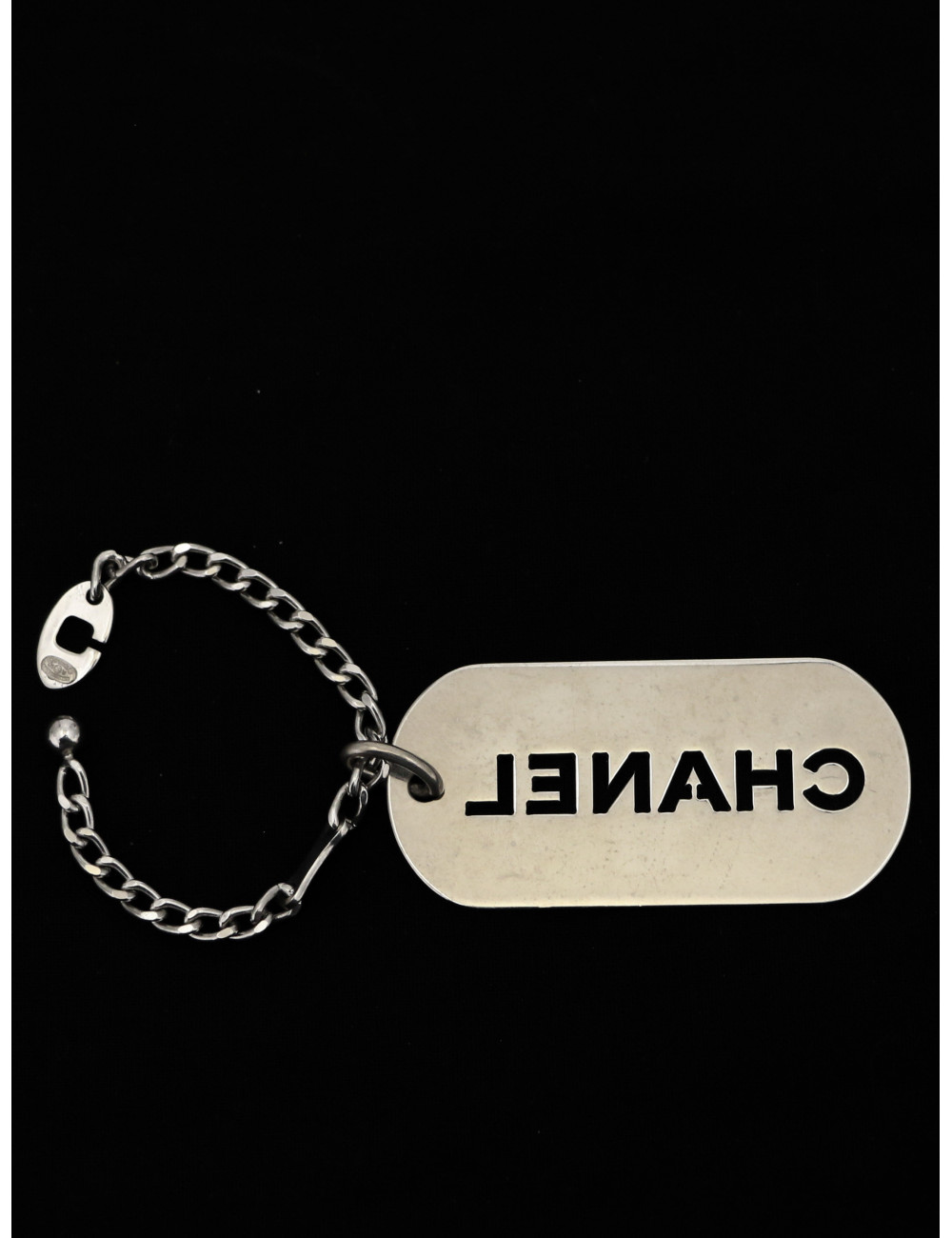 Charms CHANEL métal argenté