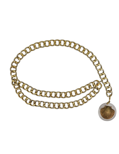 Ceinture CHANEL maille dorée Vintage