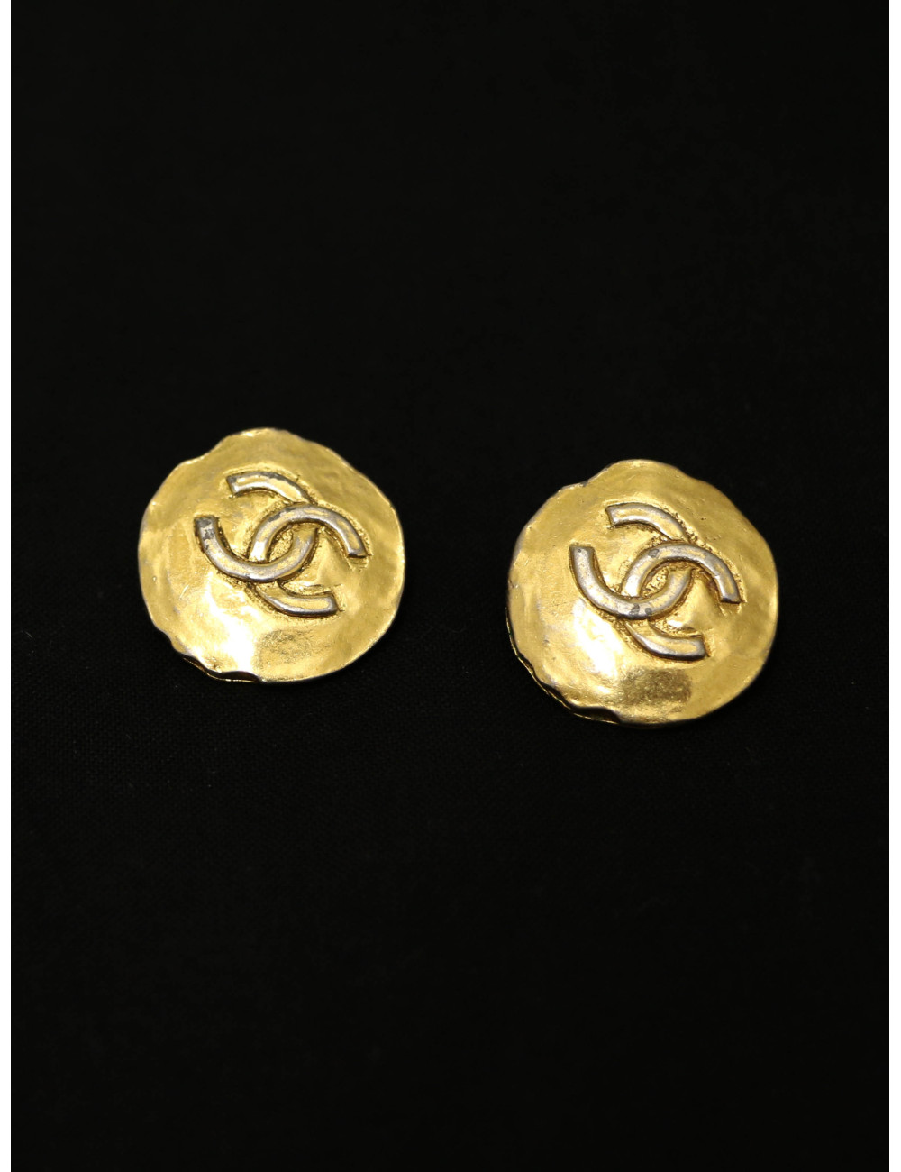 Clips dorés CHANEL Vintage