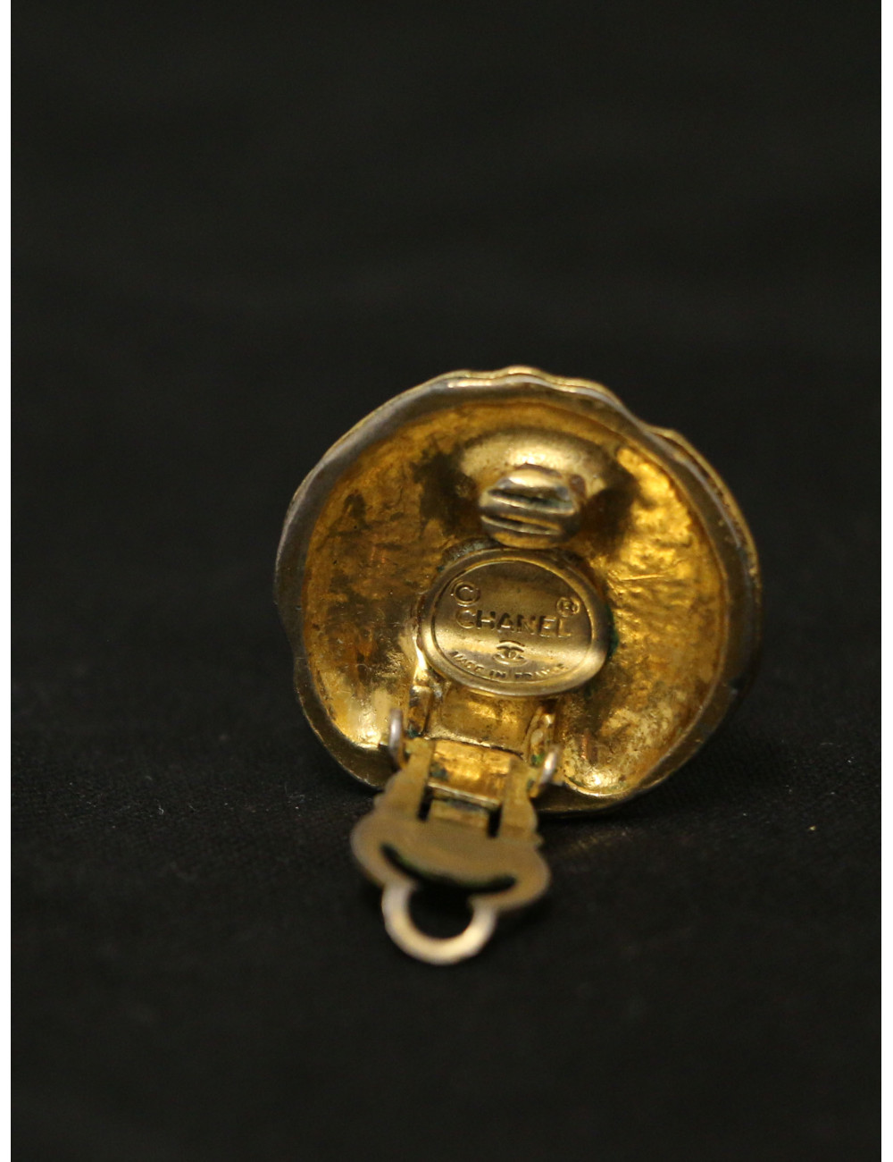 Clips dorés CHANEL Vintage