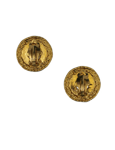 Clips CHANEL perles nacrées vintage 2