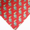 Cravate HERMES rouge motifs pelicans