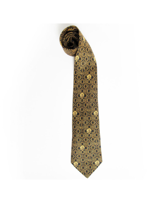 Reasons black silk HERMES tie African