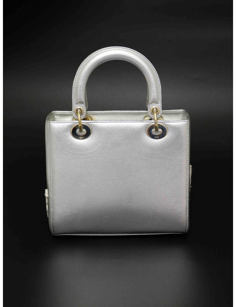 Lady DIOR argent patchwork