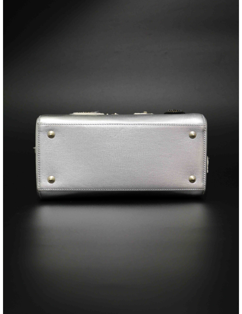 Lady DIOR argent patchwork