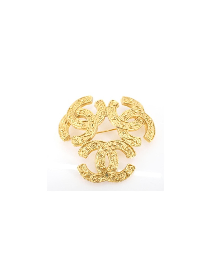 Broche 3 CC CHANEL vintage