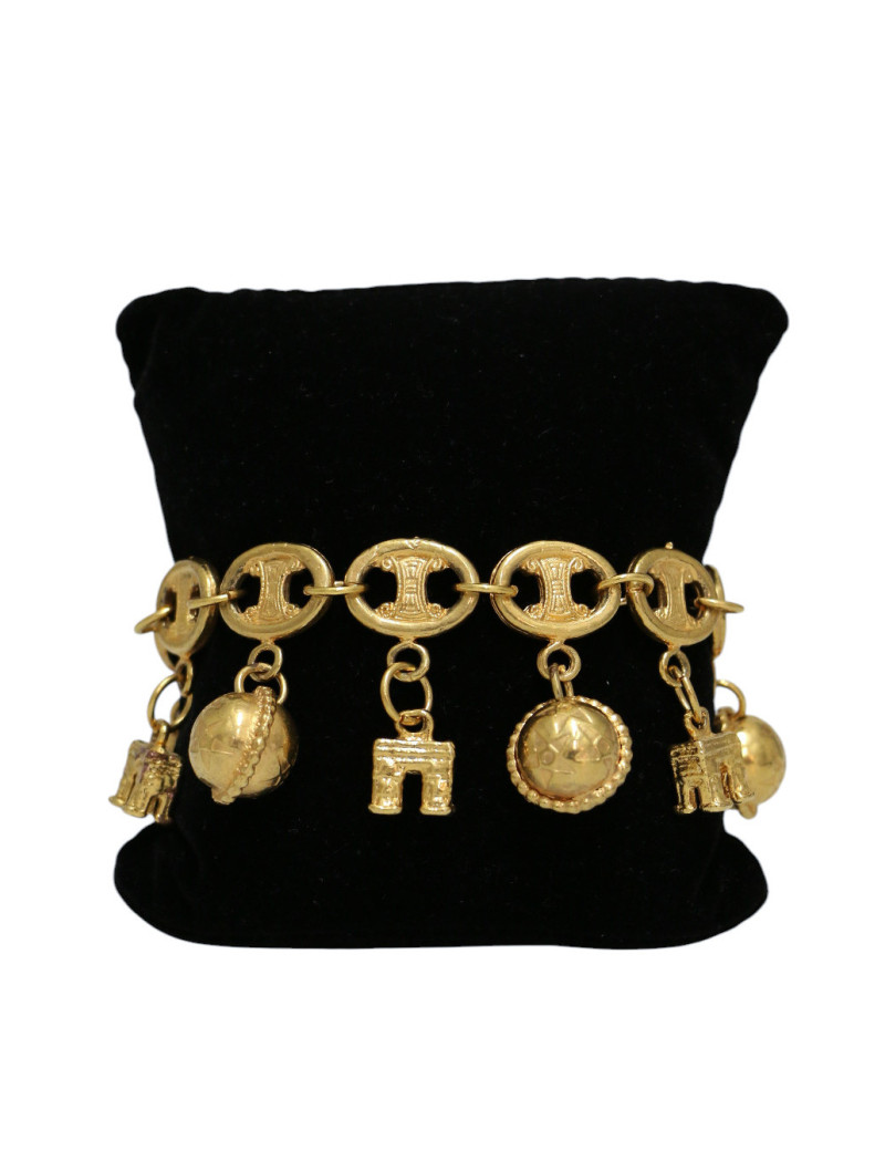 Bracelet vintage CELINE "Arc de Triomphe"