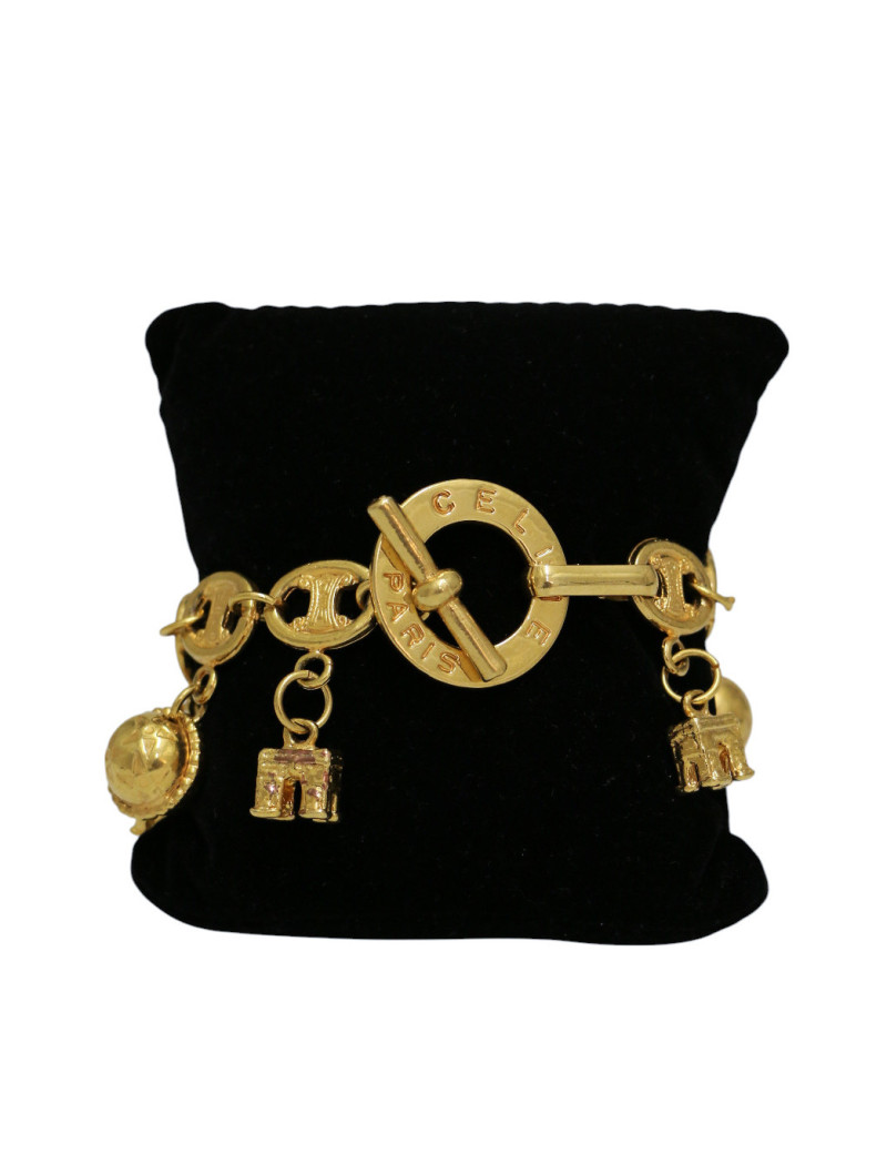 Bracelet vintage CELINE "Arc de Triomphe"