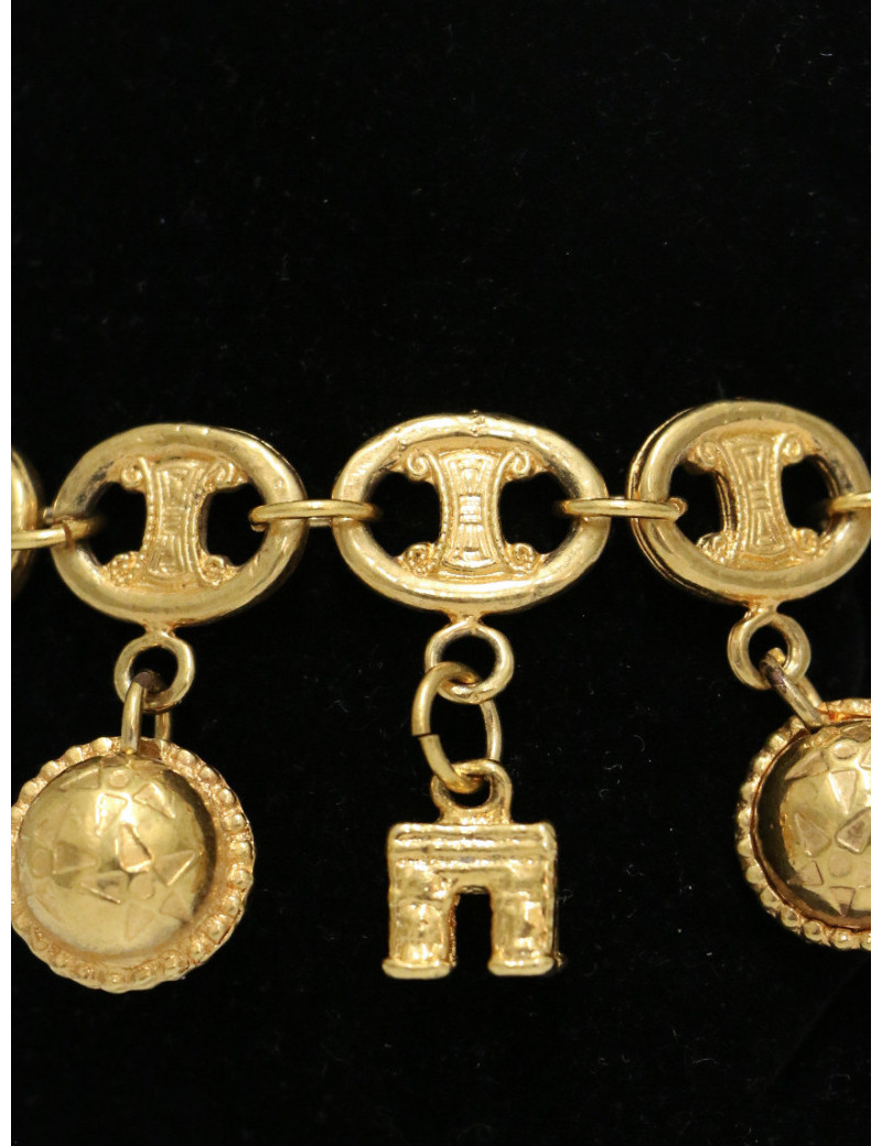 Bracelet vintage CELINE "Arc de Triomphe"