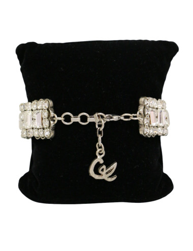 Bracelet CHRISTIAN LACROIX marguerites perles strass 2