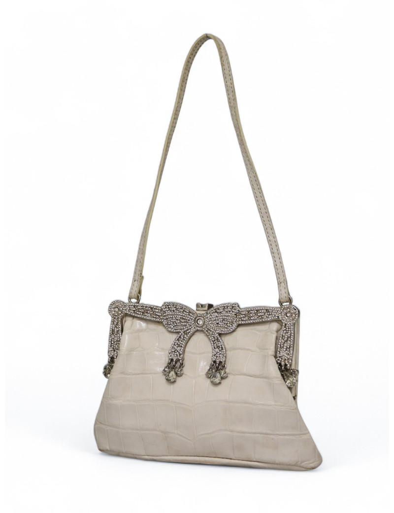 Mini sac Valentino Garavani alligator et strass certifié authentique