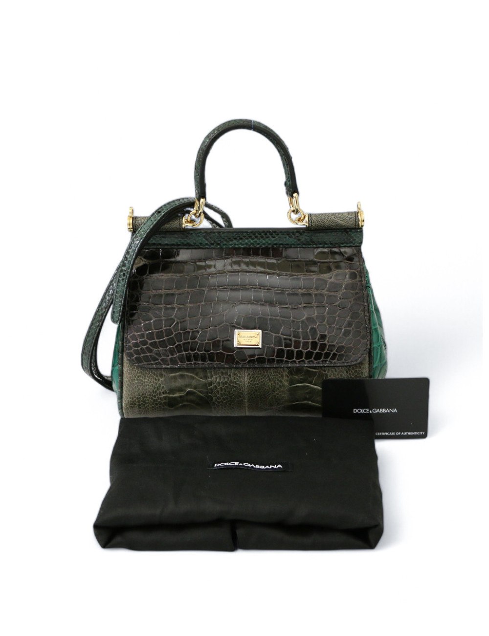 Sac Sicily DOLCE GABBANA croco