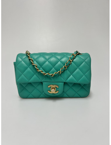 Timeless CHANEL vert turquoise
