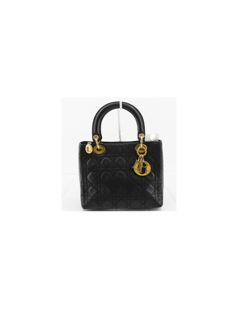 Lady DIOR noir cannage cuir