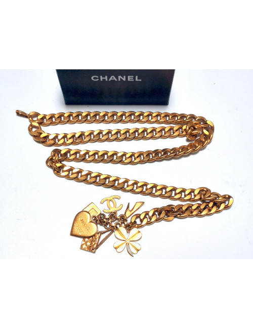 Ceinture charms CHANEL 1995 vintage