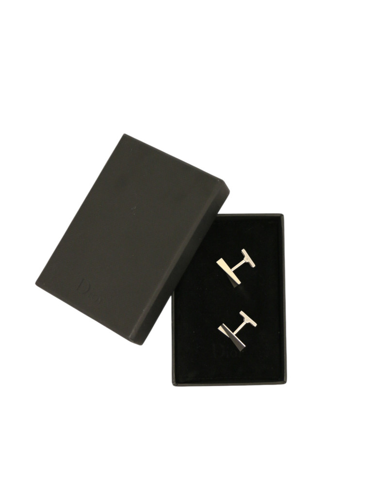 Boutons de manchette DIOR argentées