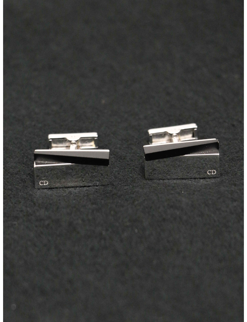 Boutons de manchette DIOR argentées
