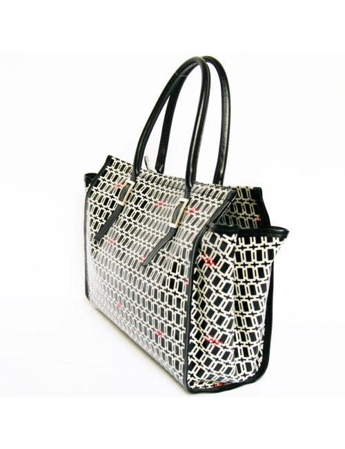 Sac  shopping ROGER VIVIER toile enduite